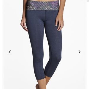 Salar Printed Powerhold Fold over Capri